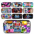 New Polyester Roblox Pen Boxes Single Layer Storage Cartoon Pen Case Printing Pencil Case Bag Kids Students. 
