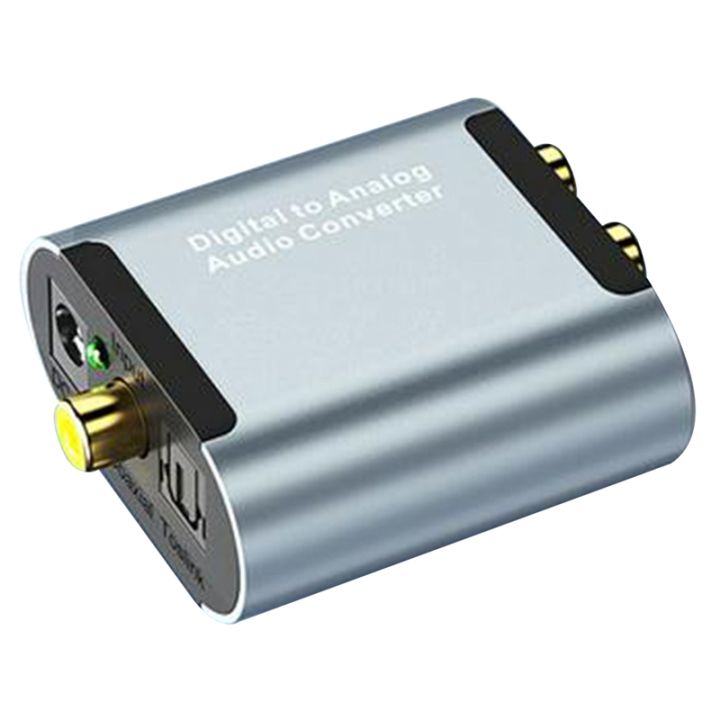 Audio Decoder Converter Coaxial Optical Fiber Digital Audio to Analog 3 ...