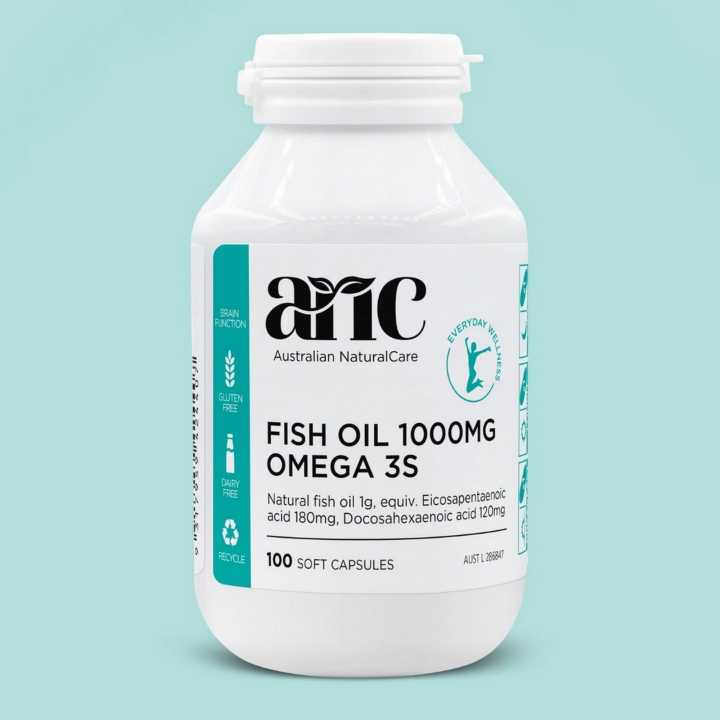 ANC Fish Oil 1000mg Omega 3 - 100 Capsule