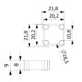 100PCS 18650 Lithium Battery Holder Cylindrical Anti Vibration Plastic Battery Pack Bracket Li-ion Battery Spacer Cell Holder Taotai. 