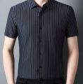 New Trendy  For Formal And Casual Use Stretchable  Lining Shirt |  Half Stylish And  Thick Lining Cotrise Cotton Shirt Pocket Shirt For Men - Stylish Color Fashion  Shirt For Men. 