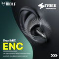 (New Launch) Asta WOLF Strike Wireless Earbuds | 45H Playtime | Dual ENC Noise Cancellation | 40ms Low Latency | Bluetooth 5.3 | Fast Charging | Black, White & Blue. 