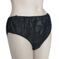 Disposable Underwear (100 pcs) for Women & Men,Black Premium Unisex , Free Size. 