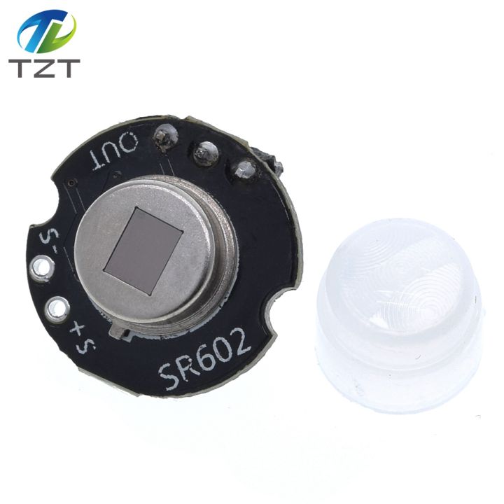 TZT%20SR602%20MINI%20Motion%20Sensor%20Detector%20Module%20Pyroelectric%20Infrared%20PIR%20kit%20sensory%20switch%20Bracket%20for%20arduino%20Diy%20With%20lens%20-%20Image%203
