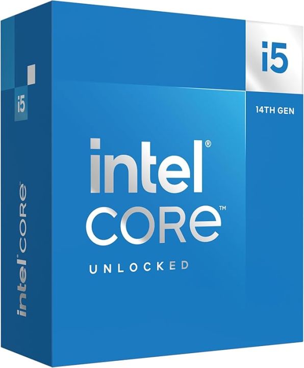 Intel Core i5-14600K (Latest Gen) Desktop Processor 14 cores (6 P-cores + 8 E-cores) with Integrated Graphics - Unlocked
