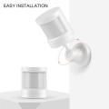 Smart WiFi Wall Mounted Long Range Wireless PIR Motion Sensor Detector. 