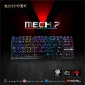 Imperion Mech 7 KG-M07R Compact 87Keys RGB Gaming Mechanical Keyboard- Kailh Switch. 