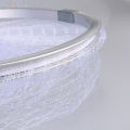 8Ft Full Spread Nylon Filament Fish Gill Net Easy Throw Fishing For Hand Cast. 