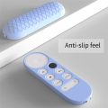 Soft Silicone Case for Google Chromecast Remote Control Protective Cover Shell for Google TV 2020 Voice Remote Control Easy Install. 