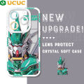 UCUC for Tecno Spark 10 Pro Back Cover Cartoon Robot Transparent TPU Ultra Thin Soft Phone Cases. 