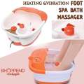 Electric Foot Spa Massager with Rollers & Infrared – Heated Water, Vibration & Bubble Therapy | Foot Bath Tub for Pain Relief, Relaxation & Pedicure. 