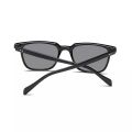 Korean Trendy classice Unique Design Black rimless Square Sunglasses For Men. 