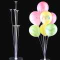 Balloonistics Table Desktop Balloon Holder With 7 Balloon Sticks, 7 Balloon Cups And 1 Balloon Base Stand Kit Set For Party Decorations. 
