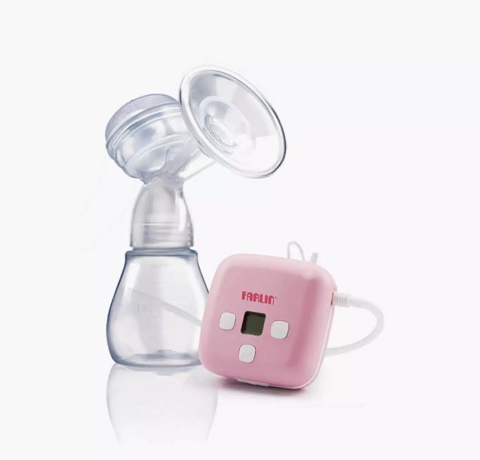 Farlin Manual Cum Electric Breast Pump - Electric Pink