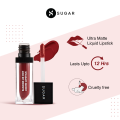 Sugar Cosmetics Smudge Me Not Liquid Lipstick - 29 Scarlet Starlet (4.5 Ml). 