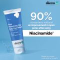 The Derma Co Pore Minimizing Clay Daily Face Wash With 1% Niacinamide & 2% Pha For Open Pores - 100 Ml. 