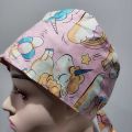 Operating room hat female doctor hat cotton printed operating room hat dental department can be stabbed, ICU nurse hat. 