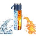 Stainless Steel Double Wall Insulated Hot & Cold Water Bottle 500ML - Dark Blue. 