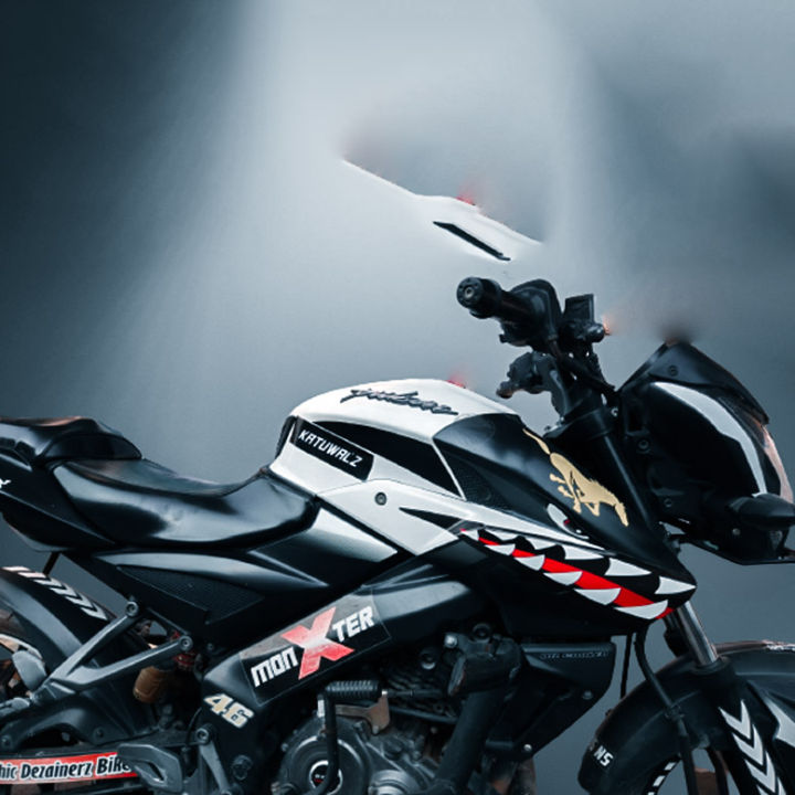 Shark%20Waterproof%20Sticker%20For%20Bike%202%20Pcs-%2016.5%20x%203.5%20Inch%20-%20Image%202