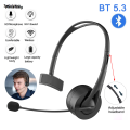 Wenefang Sutuiying Bluetooth 5.3 Headphone With Mic Noise Reduction Hands-Free Call High High Quality Quality HiFi Lossless Wireless Headset For Call Center Office PC Laptop. 