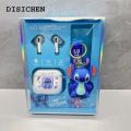 DISICHEN High Quality Anrushide Bluetooth Earbuds Big Ear Dog Wireless Sports Noise Sales promotion Reduction In Ear Earbuds Kulomi Pendant Set. 