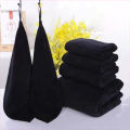 Black Thick Towel Barber Shop Makeup Table With Soft Super Absorbent Hair Luolong. 