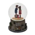 Multi-Color Couple Snow Globe Showpiece. 