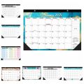 Practical Creative Wall Calendar Colorful 2024-2025 English Calendar Portable To Do List Calendar Planner Stationery Supplies. 