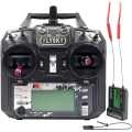 Flysky FS-i6X 10-Channel Radio Transmitter with Flysky ia10B RC Receiver. 