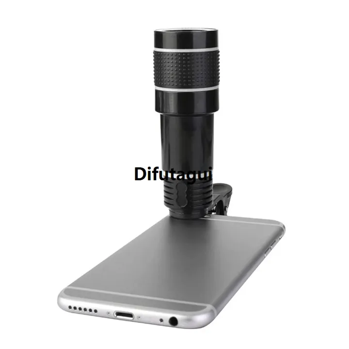 Difutagui%20Lens%20Universal%20Clip%2020X/12X%20Zoom%20Phone%20Camera%20Telephoto%20Lens%20Monocular%20New%20style%20Telescope%20Phone%20Universal%20Optical%20Telescope%20Lens%20Kit%20-%20Image%204