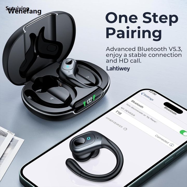 Wenefang%20Sutuiying%20Bluetooth%20Wireless%20Earphones%20with%20Dual%20ENC%20Mic,Deep%20Bass,Soft%20Earhook,%20Portable%20Bargain%20price%20IPX7%20Waterproof,%2090H%20Playtime,%20Sports%20Wireless%20Headphones%20-%20Image%204