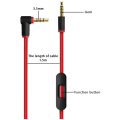 2X Replacement Remote Talk Audio Cable for Studio, Executive, Mixer, , Wireless(Black+Red). 