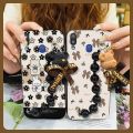 soft case Skin-friendly feel Phone Case For Samsung Galaxy M20/SM-M205FD Black pearl pendant Back Cover Waterproof cute. 