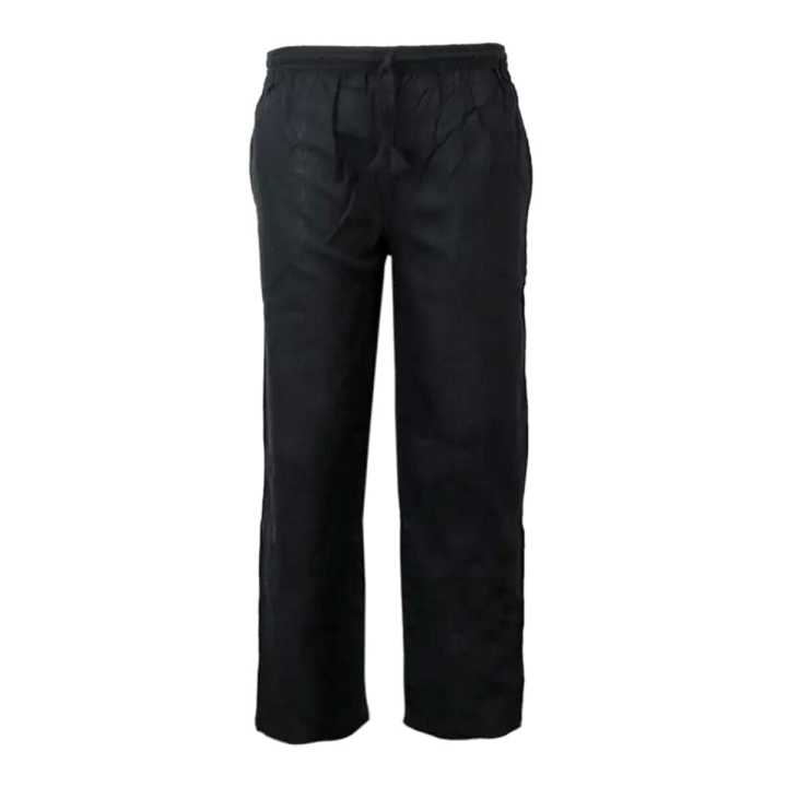 Black Cotton Trouser For Men