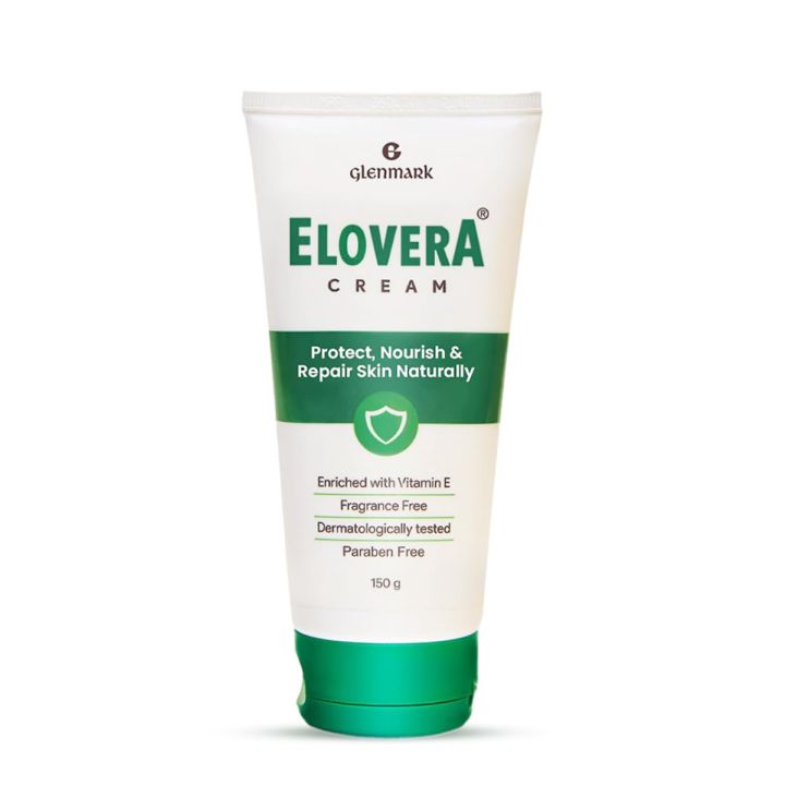 Elovera Moisturizing Cream 150g  Aloe Vera and Vitamin E  Paraben Fragrance free