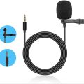 3.5mm Lavalier Clipon Wired Microphone. 