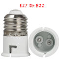E27 To B22 Screw Base To Pin Type  And B22 To E27 Pin Base To Screw Type Lamp Holder Light Bulb Converter Adapter 1 pc and 5 Pcs set. 