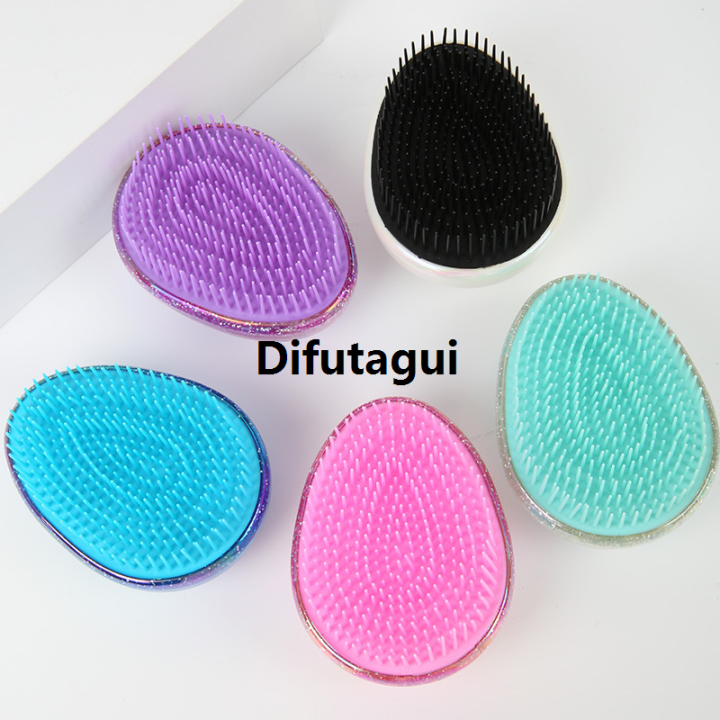 Difutagui%201pc%20Egg%20Seashell%20Shaped%20Scalp%20Massage%20Hair%20Brush%20Hair%20Care%20Comb%20Detangling%20Luxury%20Brush%20Anti-knot%20Hairdressing%20Comb%20Women%20Styling%20Tools%20-%20Image%206