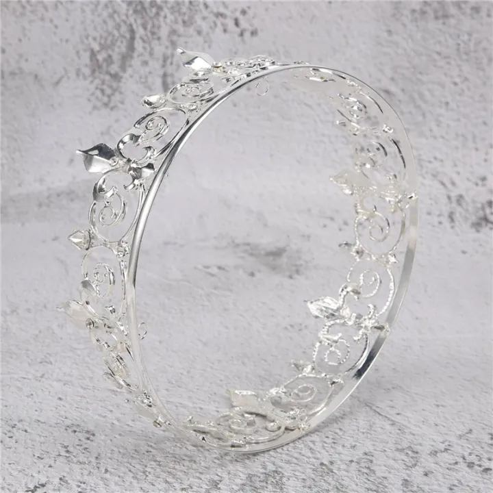 FORIDE%20Royal%20Crown%20for%20Men%20-%20Metal%20Prince%20Crowns%20and%20Tiaras,%20Full%20Round%20Birthday%20Hats,Medieval%20Accessories%20(Silver)%20-%20Image%209