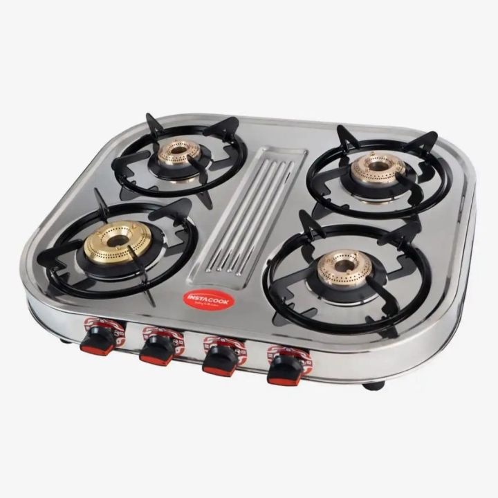 Instacook%20Automatic%204%20Burner%20Gas%20Stove%20Stainless%20Steel%20-%20Image%202