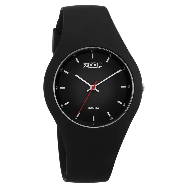 Zoop By Titan Pop Integrated Quartz Analog Black Dial Silicone Strap Watch for Kids 26031PP01