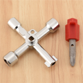 NAMUNY 4 In1 Meter Box Key Gas Key Meter Key Multi-Functional Utilities Key for Electric Cupboard Cabinet Opening Key. 