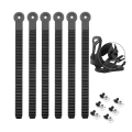 6PCS Roller Skating Shoes Strap Snowboard Ladder Strap Binding Replacement with Screws. 