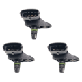 3X Auto Parts F01R00E005 F01R00E005 F 01R 00E 005 for Map Sensor Manifold Absolute Pressure Sensor. 