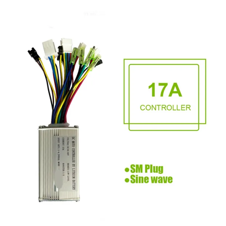 1%20PCS%2015A%20Controller%20with%20Light%20Replacement%20Parts%20for%2036V/48V%20250W/350W%20Electric%20Mountain%20Bike%20Conversion%20Kit%20-%20Image%203