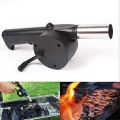 New Portable Manual Hand Crank BBQ Air Blower, Fast Fire Starter for Charcoal Grills, Outdoor Cooking Accessory. 