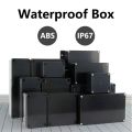 Professional ABS Plastic Junction Box Dustproof Waterproof Black Box IP67 Electric Project Housing. 