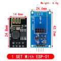 ESP8266 ESP-01 Serial WiFi Wireless Adapter Module 3.3V 5V Esp01 Breakout Adapters Compatible For arduino. 