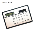 DISICHEN Profesional Mini Solar Powered Calculator 8 Digit Basic Standard Calculator, 8.5x5.3cm. 