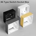 Wiring Organize On-Wall Mount Switch And Socket Apply External Mounting Box Switch Socket Box Wall Surface Junction Box 86 Type. 